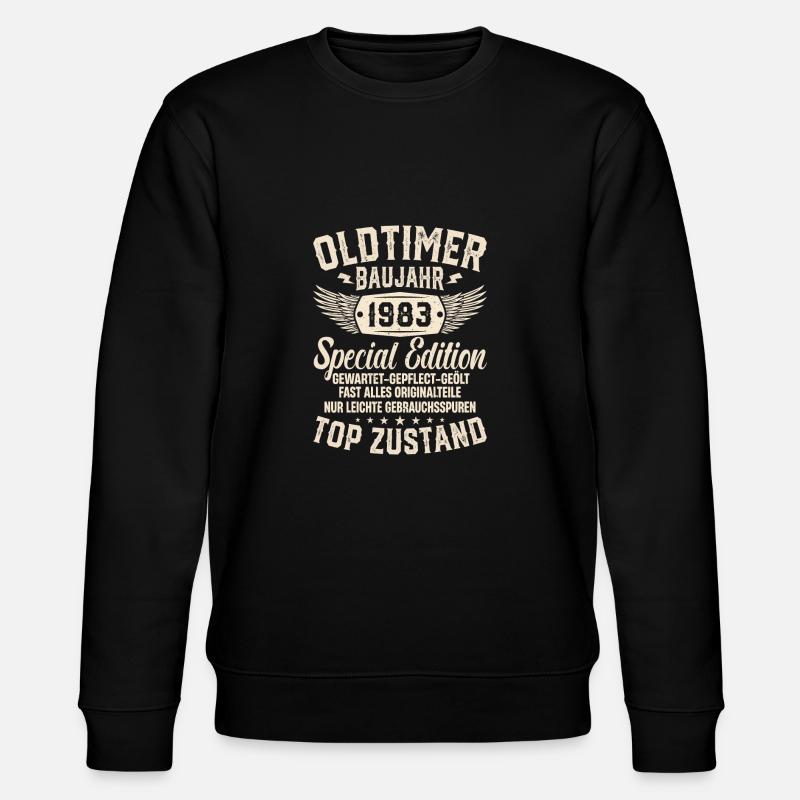 Retro Schatz von '83 - Stanley/Stella Unisex Bio-Sweatshirt CHANGER - Schwarz