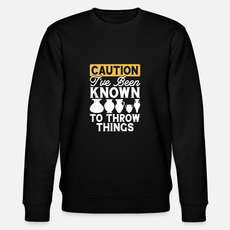 Pottery Pottery Pottery - Stanley/Stella CHANGER Unisex Organic Sweatshirt - black