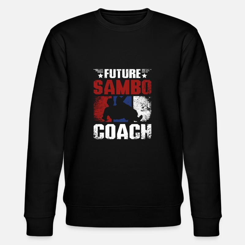 Future sambo trainer coach - Stanley/Stella CHANGER Unisex Organic Sweatshirt - black
