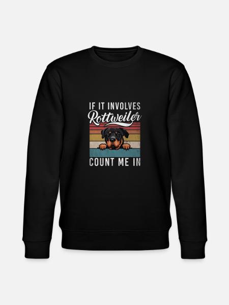 Rottweiler Gifts - Stanley/Stella CHANGER Unisex Organic Sweatshirt - black