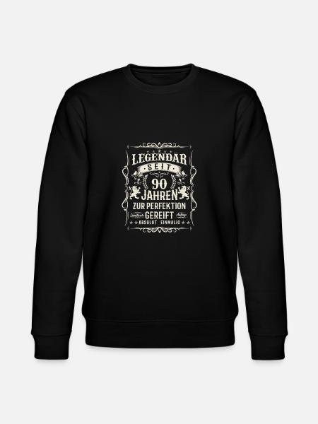 Legendäre 90 Jahre - Stanley/Stella Unisex Bio-Sweatshirt CHANGER  - Schwarz