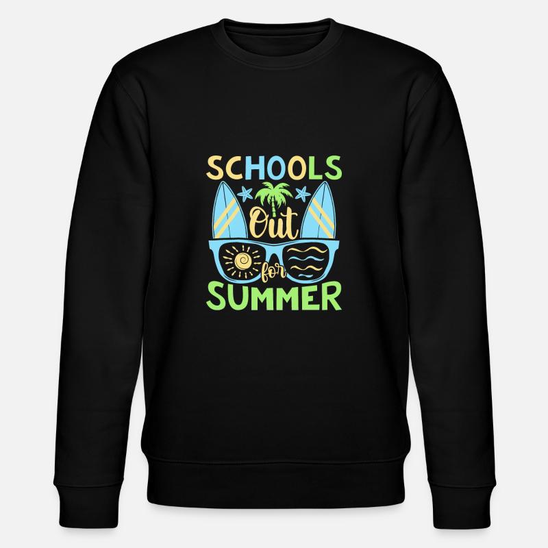 Pas d’école en été - Sweat bio CHANGER Stanley/Stella Unisexe - noir