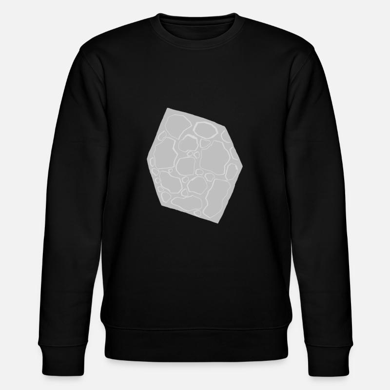 Kubischer Mond - Stanley/Stella Unisex Bio-Sweatshirt CHANGER  - Schwarz