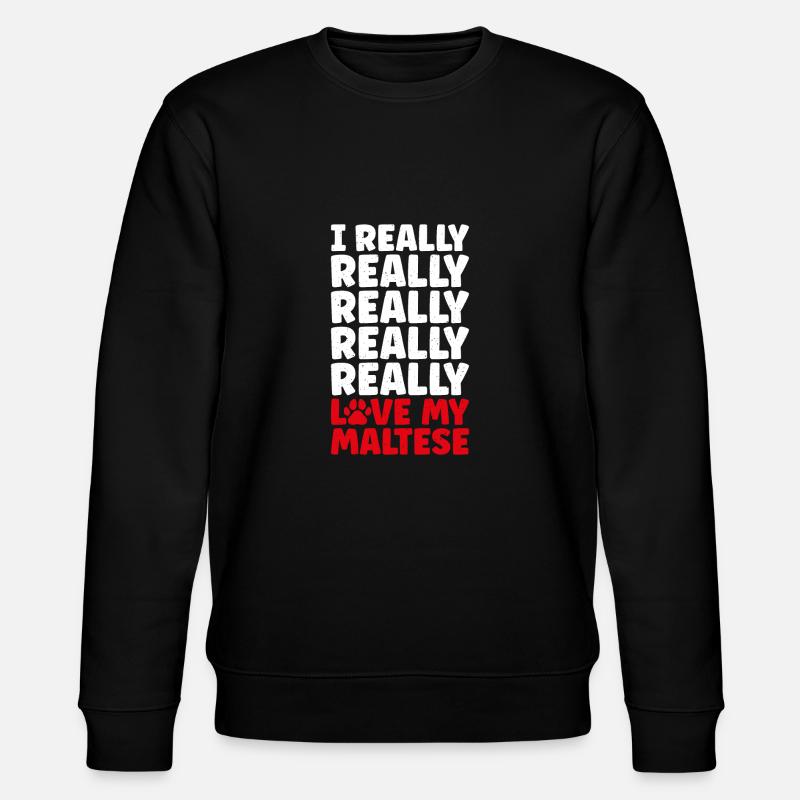 Cadeaux de propriétaire maltais - Sweat bio CHANGER Stanley/Stella Unisexe - noir