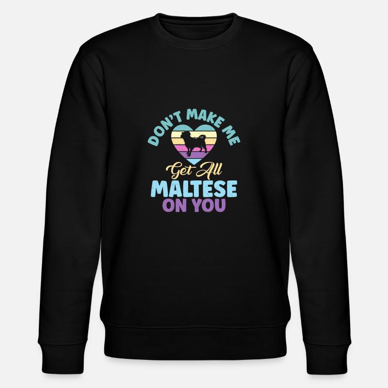 Cadeaux de propriétaire maltais - Sweat bio CHANGER Stanley/Stella Unisexe - noir