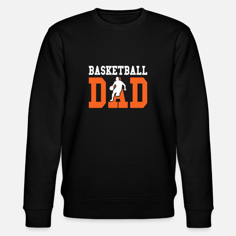 Basketball Papa Vater - Stanley/Stella Unisex Bio-Sweatshirt CHANGER  - Schwarz
