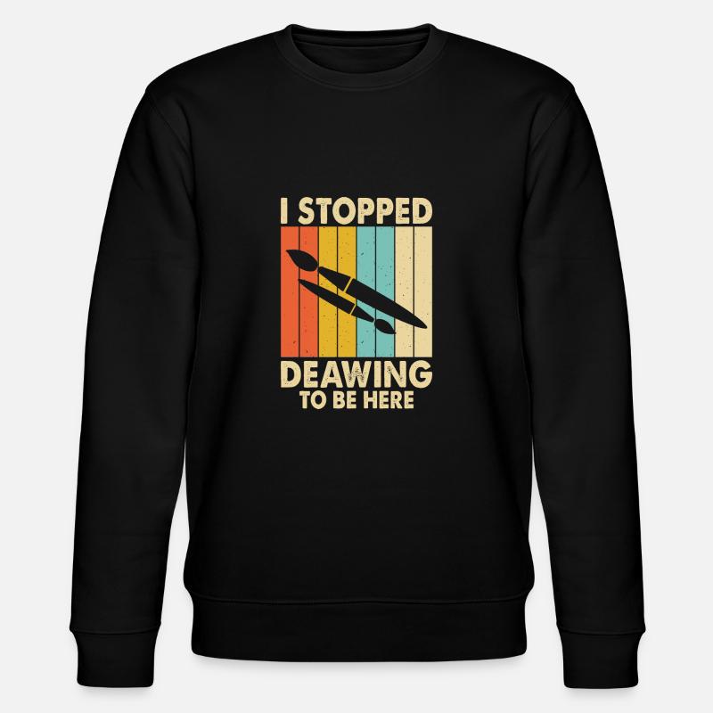 Artist Painter - Stanley/Stella CHANGER Unisex Organic Sweatshirt - black