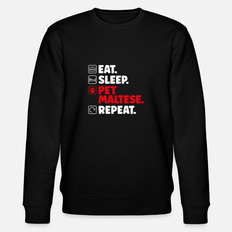 Cadeaux de propriétaire maltais - Sweat bio CHANGER Stanley/Stella Unisexe - noir