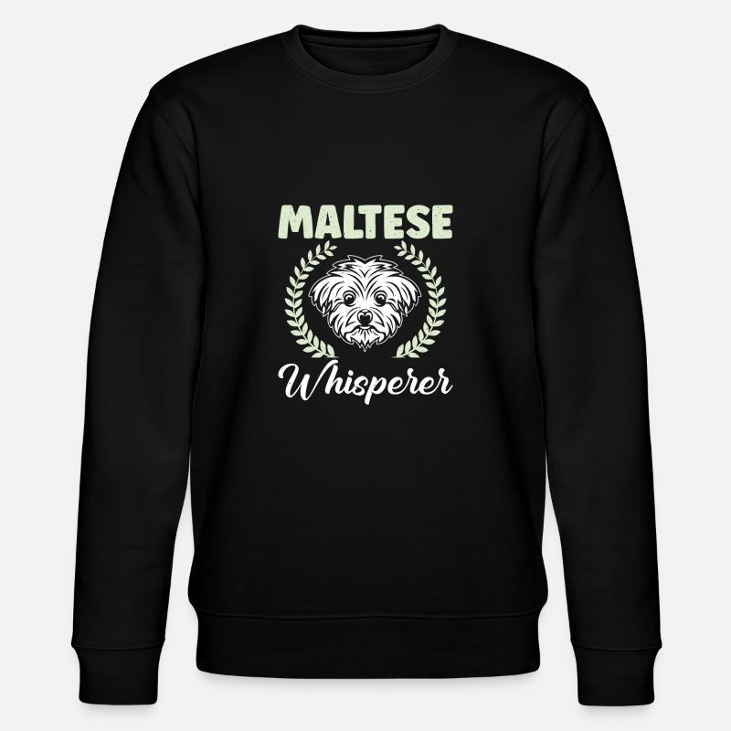 Cadeaux de propriétaire maltais - Sweat bio CHANGER Stanley/Stella Unisexe - noir