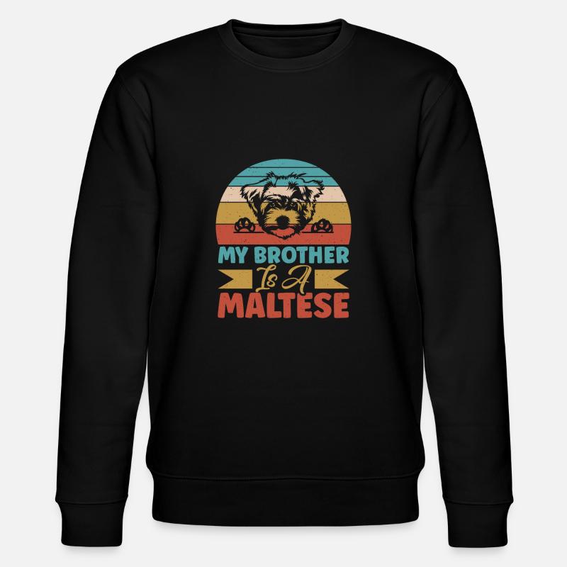 Cadeaux de propriétaire maltais - Sweat bio CHANGER Stanley/Stella Unisexe - noir