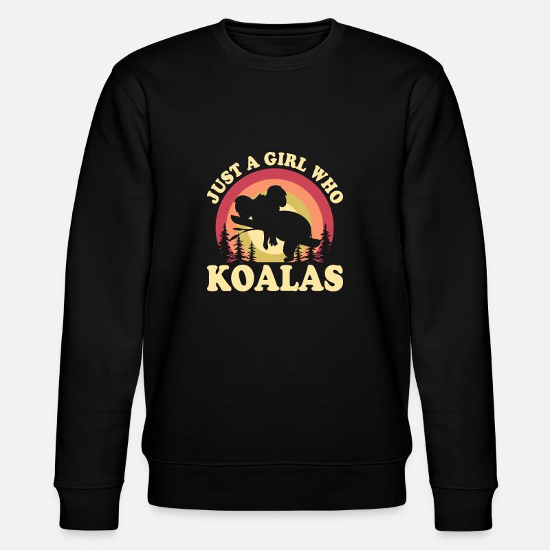 Koala - Stanley/Stella CHANGER Unisex Organic Sweatshirt - black