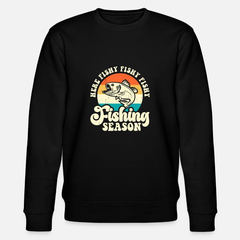 Angler - Stanley/Stella Unisex Bio-Sweatshirt CHANGER  - Schwarz
