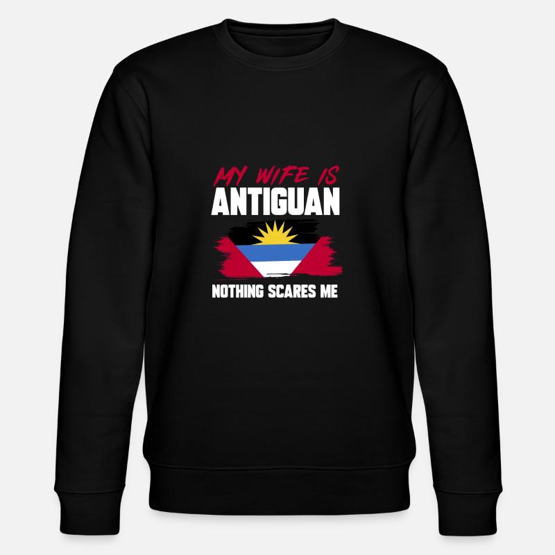 Drapeau d’Antigua-et-Barbuda - Sweat bio CHANGER Stanley/Stella Unisexe - noir