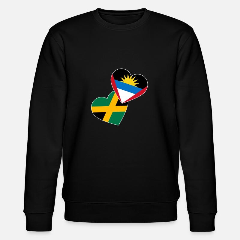 Drapeau d’Antigua-et-Barbuda - Sweat bio CHANGER Stanley/Stella Unisexe - noir