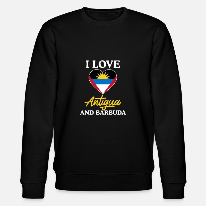 Drapeau d’Antigua-et-Barbuda - Sweat bio CHANGER Stanley/Stella Unisexe - noir