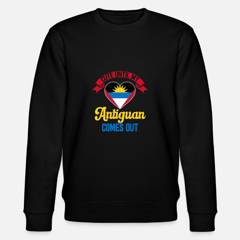 Drapeau d’Antigua-et-Barbuda - Sweat bio CHANGER Stanley/Stella Unisexe - noir