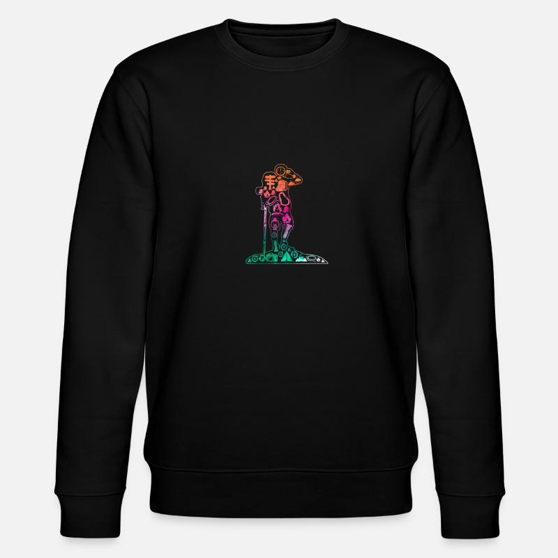 Trekking Randonneurs Randonnées Backpackers - Sweat bio CHANGER Stanley/Stella Unisexe - noir
