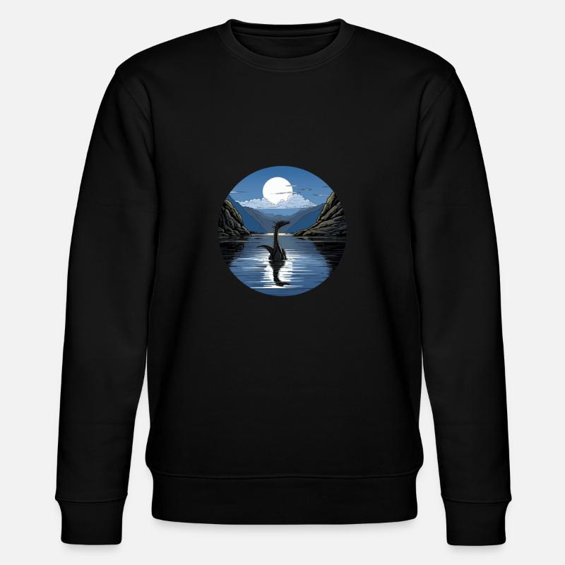 Loch Ness - Stanley/Stella Unisex Bio-Sweatshirt CHANGER  - Schwarz