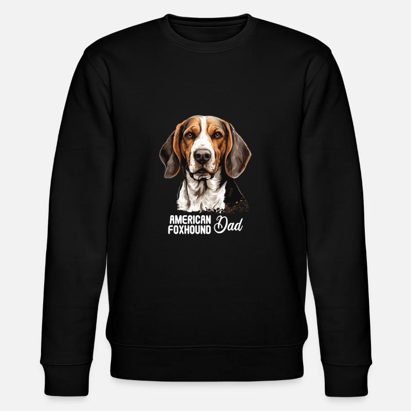 Chien American Foxhound - Sweat bio CHANGER Stanley/Stella Unisexe - noir