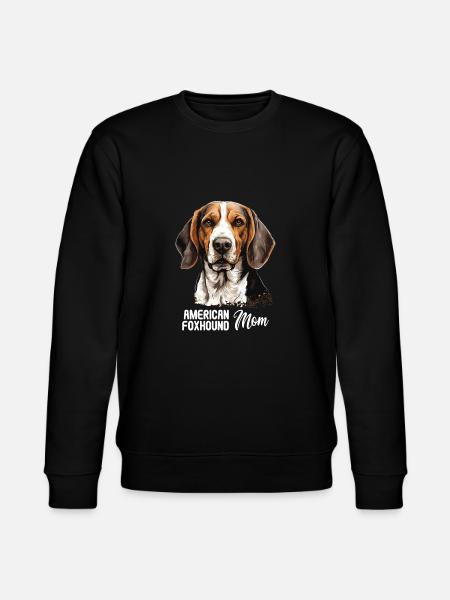Hund American Foxhound - Stanley/Stella Unisex Bio-Sweatshirt CHANGER  - Schwarz