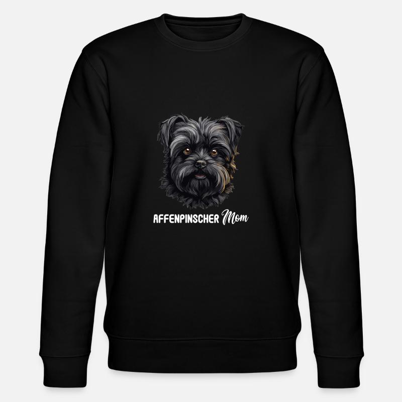 Chien Affenpinscher - Sweat bio CHANGER Stanley/Stella Unisexe - noir
