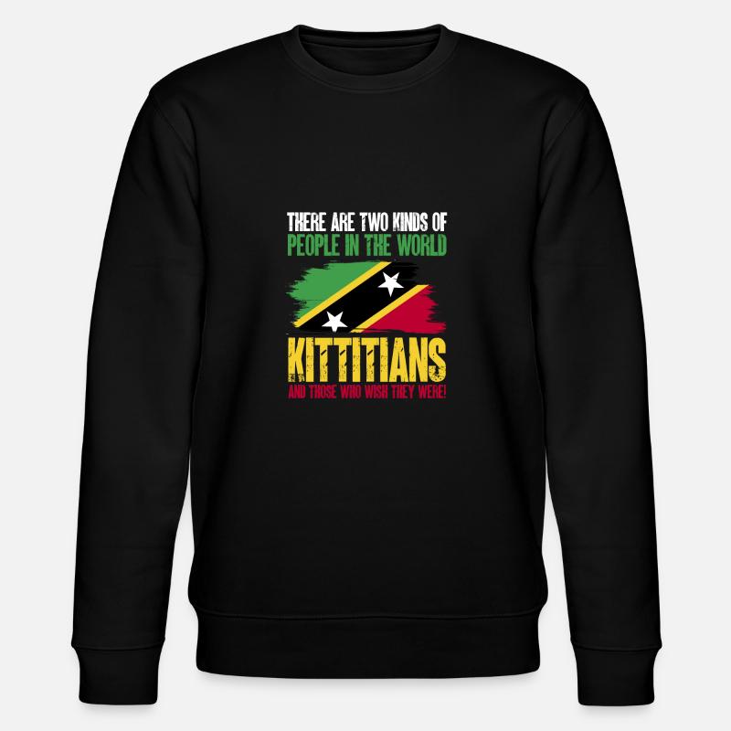 Drapeau de Saint-Kitts-et-Nevis - Sweat bio CHANGER Stanley/Stella Unisexe - noir