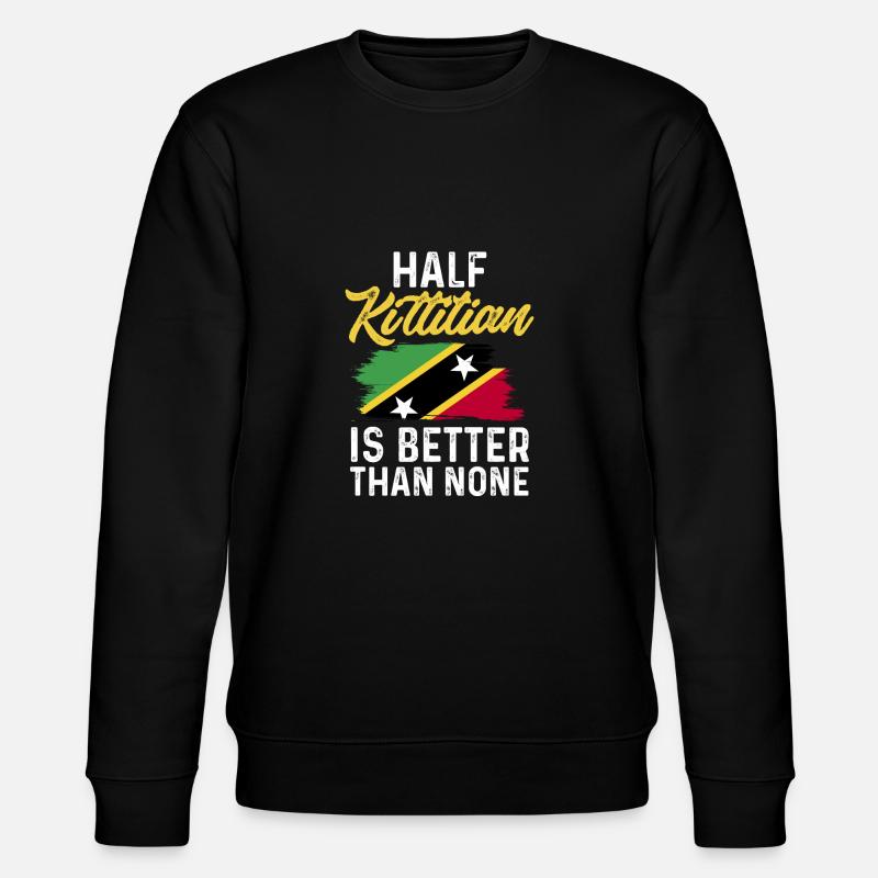 Drapeau de Saint-Kitts-et-Nevis - Sweat bio CHANGER Stanley/Stella Unisexe - noir