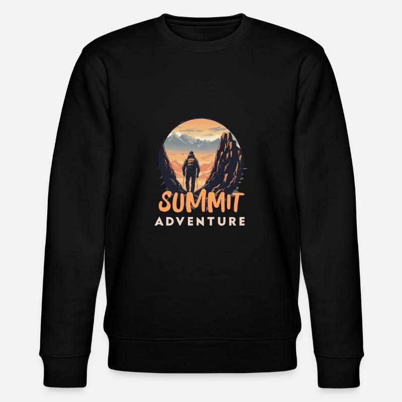 SUMMIT ADVENTURE - Stanley/Stella Unisex Bio-Sweatshirt CHANGER  - Schwarz