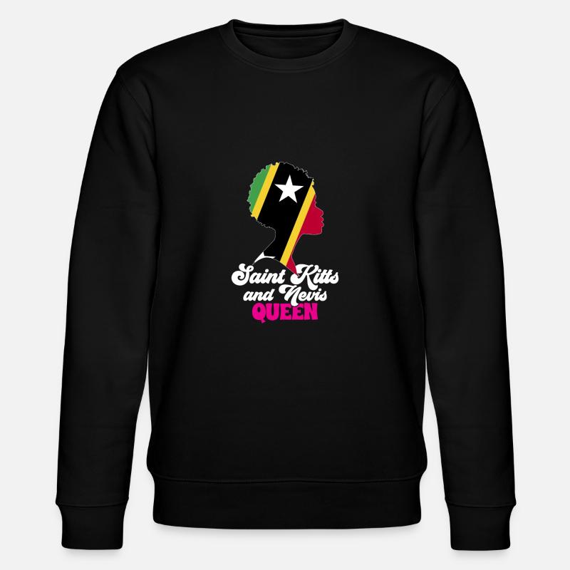 Drapeau de Saint-Kitts-et-Nevis - Sweat bio CHANGER Stanley/Stella Unisexe - noir