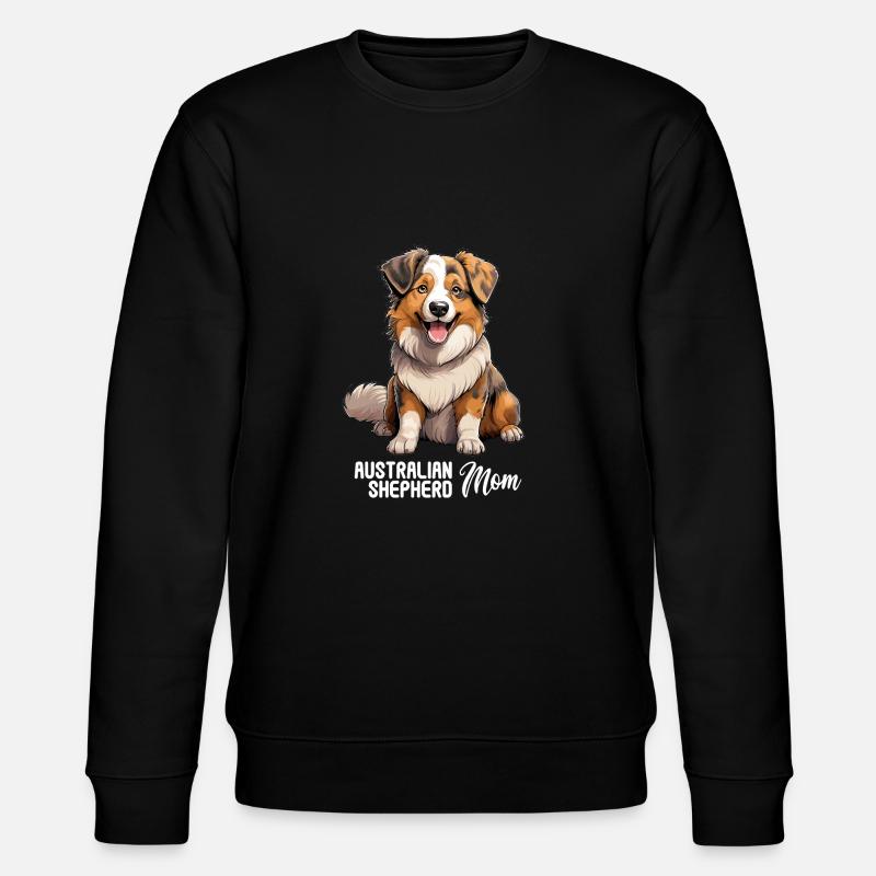 Chien Berger Australien - Sweat bio CHANGER Stanley/Stella Unisexe - noir