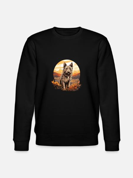Dog Berger Picard - Stanley/Stella CHANGER Unisex Organic Sweatshirt - black
