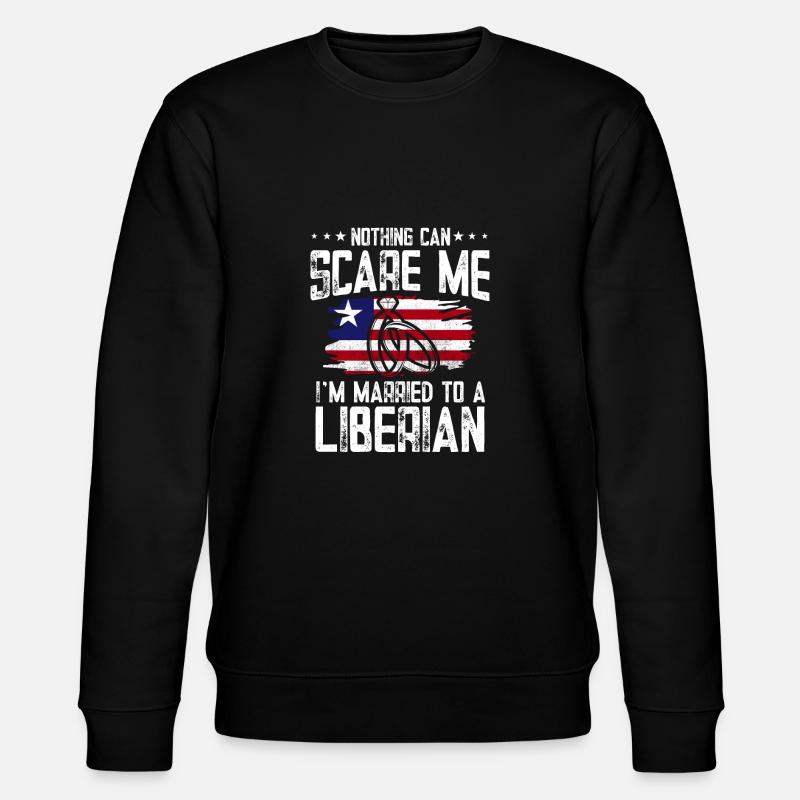 Drapeau du Libéria Libériens - Sweat bio CHANGER Stanley/Stella Unisexe - noir