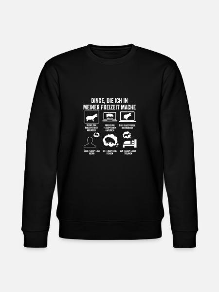 Nilpferd Flusspferd - Stanley/Stella Unisex Bio-Sweatshirt CHANGER  - Schwarz