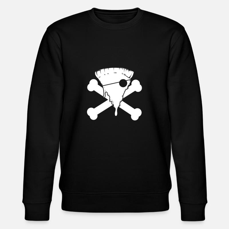 Pizza Pirate - Sweat bio CHANGER Stanley/Stella Unisexe - noir