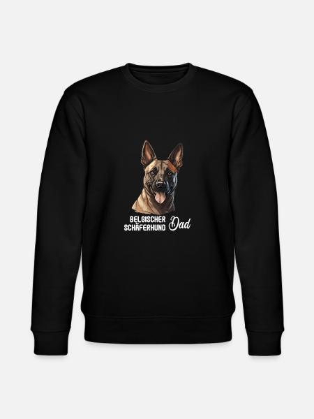 Hund Belgischer Schäferhund - Stanley/Stella Unisex Bio-Sweatshirt CHANGER - Schwarz