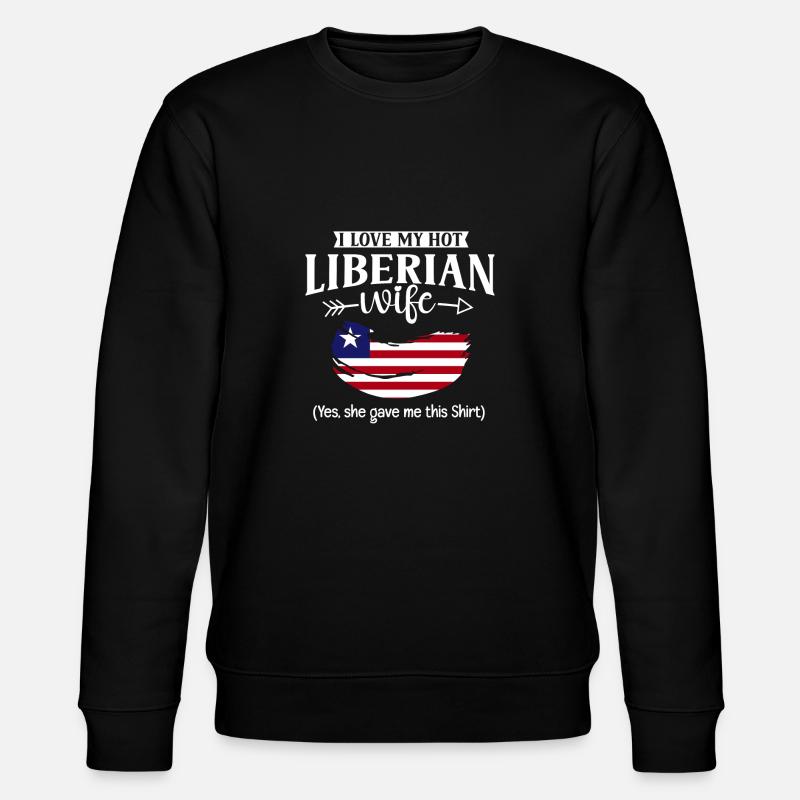 Drapeau du Libéria Libériens - Sweat bio CHANGER Stanley/Stella Unisexe - noir