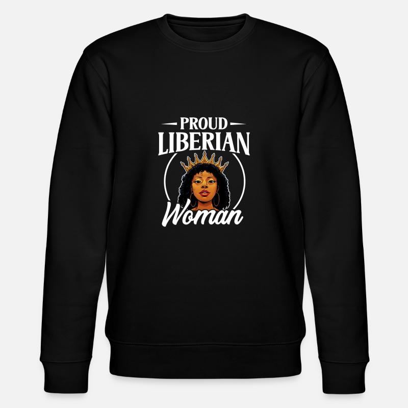 Drapeau du Libéria Libériens - Sweat bio CHANGER Stanley/Stella Unisexe - noir