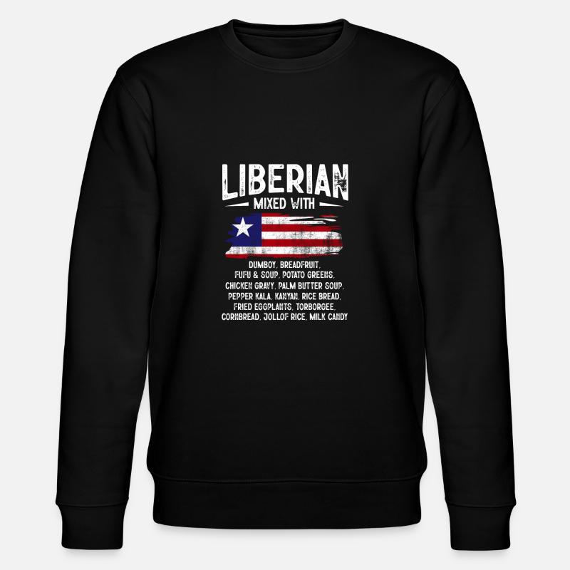 Drapeau du Libéria Libériens - Sweat bio CHANGER Stanley/Stella Unisexe - noir