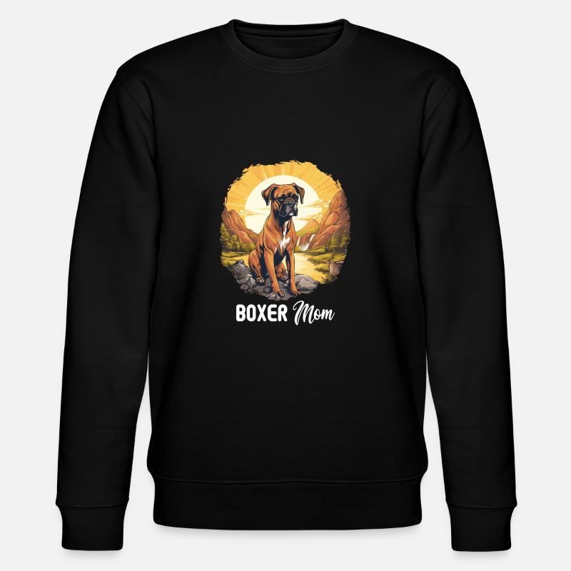 Chien Boxer - Sweat bio CHANGER Stanley/Stella Unisexe - noir