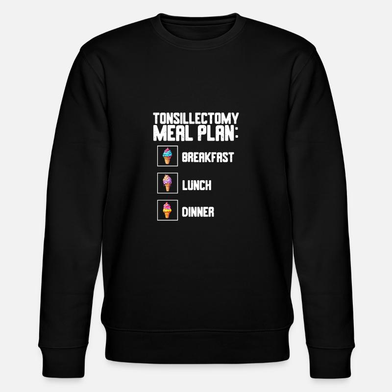 Amygdalectomie, récupération, amygdalectomie - Sweat bio CHANGER Stanley/Stella Unisexe - noir