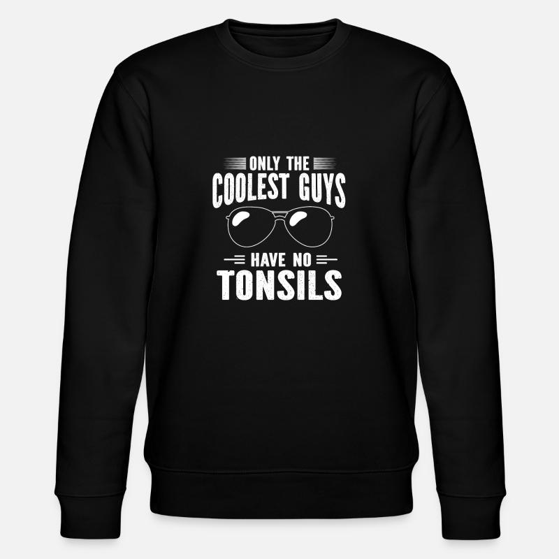 Amygdalectomie, récupération, amygdalectomie - Sweat bio CHANGER Stanley/Stella Unisexe - noir