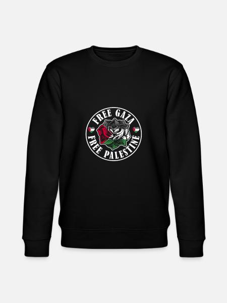 Flag of Palestine Flag - Stanley/Stella CHANGER Unisex Organic Sweatshirt - black