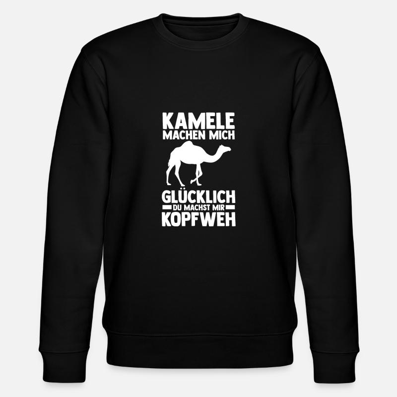 Kamel - Stanley/Stella Unisex Bio-Sweatshirt CHANGER  - Schwarz