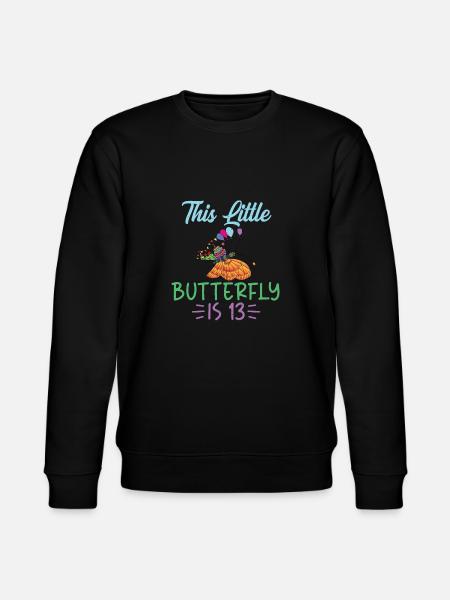 Butterfly Lover Gifts - Stanley/Stella CHANGER Unisex Organic Sweatshirt - black