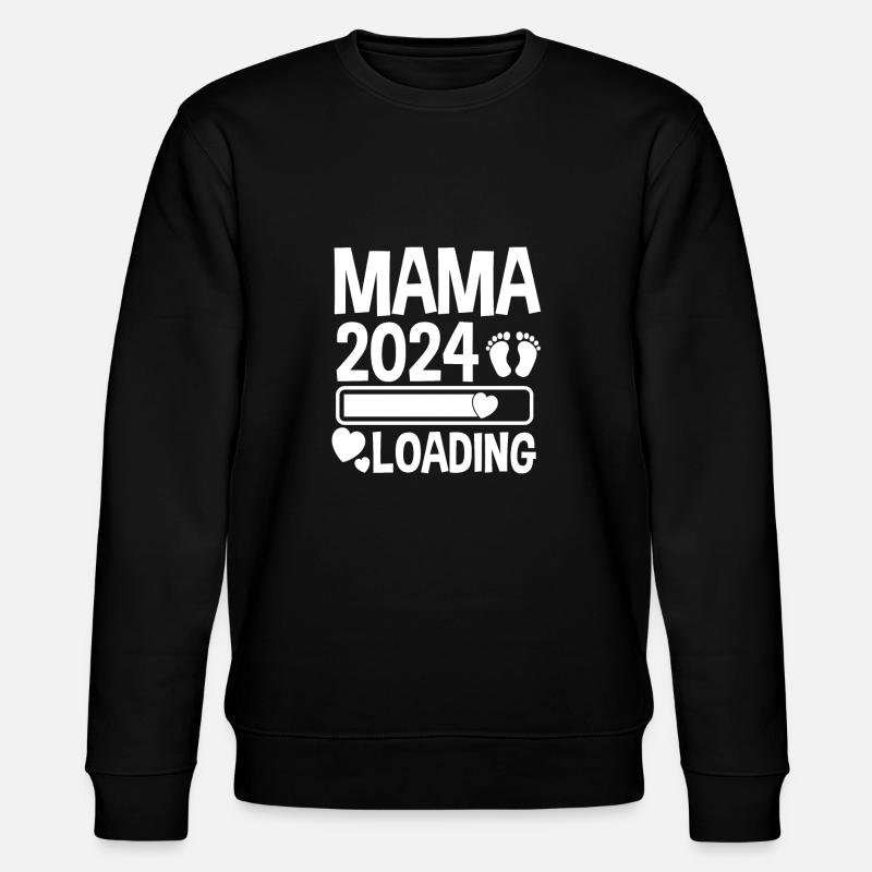 Maman à venir 2024 - Sweat bio CHANGER Stanley/Stella Unisexe - noir