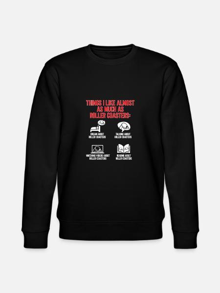 Achterbahn Rollercoaster Freizeitpark - Stanley/Stella Unisex Bio-Sweatshirt CHANGER - Schwarz