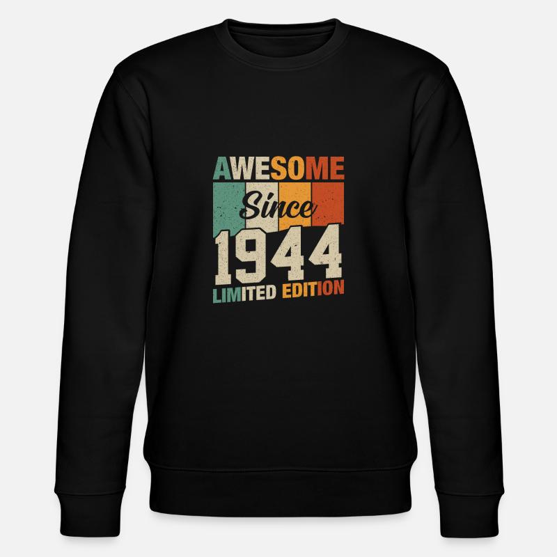 Legenden von 1944 - Stanley/Stella Unisex Bio-Sweatshirt CHANGER  - Schwarz