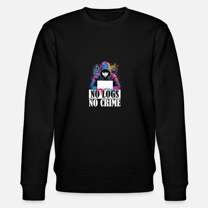 Code du hacker éthique : Pas de journal, pas de - Sweat bio CHANGER Stanley/Stella Unisexe - noir