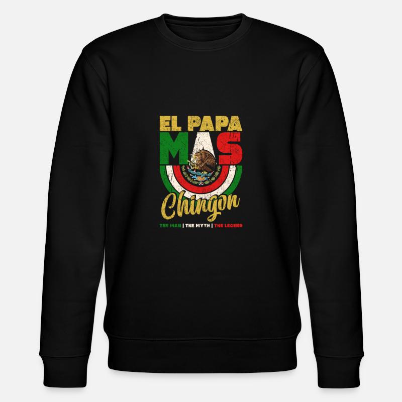El Papa Mas Chingon - Sweat bio CHANGER Stanley/Stella Unisexe - noir