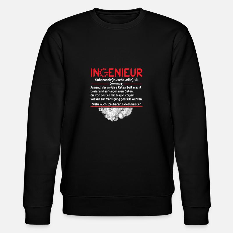 Definition Ingenieur - Stanley/Stella Unisex Bio-Sweatshirt CHANGER  - Schwarz